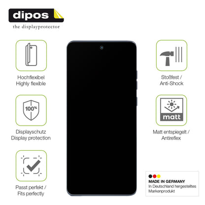 2x Full Cover matte Film for Motorola Edge 60 Pro Screen Protector Anti-Shock