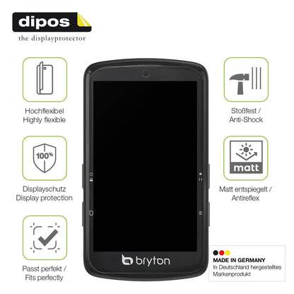 2x Full Cover matte Film for Bryton Rider S810 Screen Protector Anti-Shock