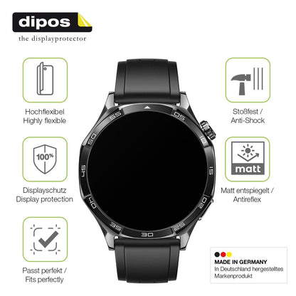 2x Full Cover matte Film for Huawei Watch 5 42mm Screen Protector Anti-Shock