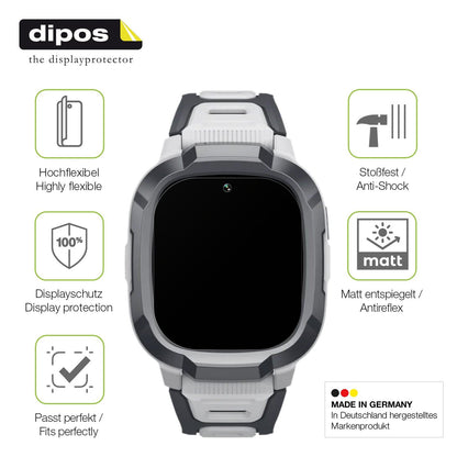 2x Full Cover matte Film for Mibro P6 Smartwatch 1.4 Zoll Screen Protector