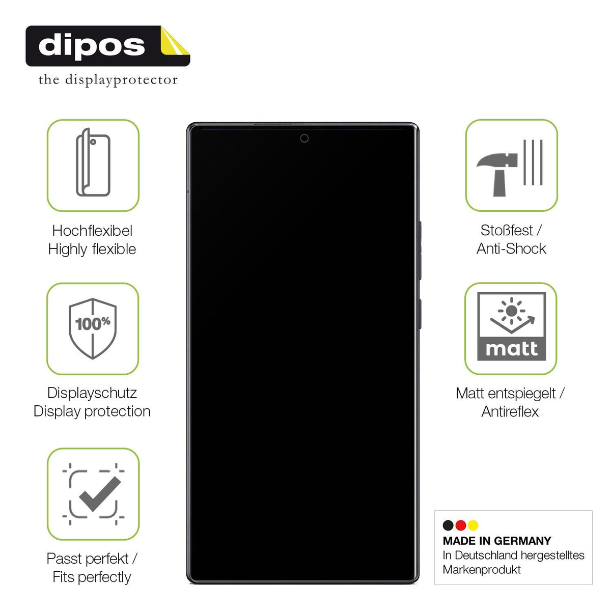 2x Full Cover matte Film for Nubia Z80 Ultra Screen Protector Anti-Shock