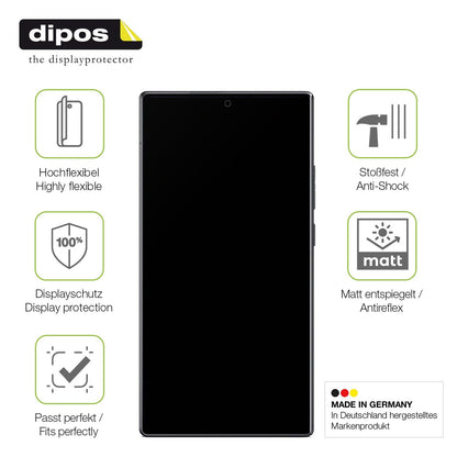 2x Full Cover matte Film for Nubia Z80 Ultra Screen Protector Anti-Shock