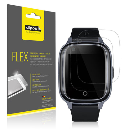 2x Screen Protector for SaveFamily Senior Protective Film covers 100% dipos Flex