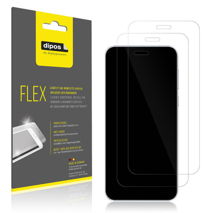 Klare Displayschutzfolie von dipos passend für Honor Magic 6 Pro, 100% Displayabdeckung und blasenfreie Montage
