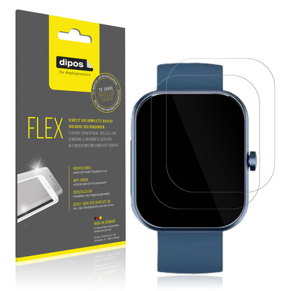 2x Screen Protector for Fempoin P99 1.95 Zoll Protective Film covers 100% dipos