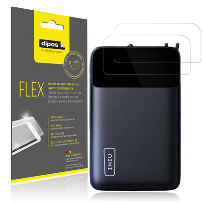 2x 3D Full Cover Schutzfolie für INIU Carry P51-E2