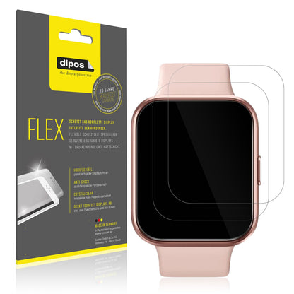 2x Screen Protector for Aeac ID208 Plus 1.7 Zoll Protective Film covers 100%