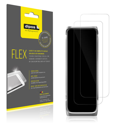 2x 3D Full Cover Schutzfolie für EcoFlow Rapid Pro X
