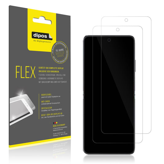 2x Screen Protector for Huawei Pocket 2 Protective Film covers 100% dipos Flex