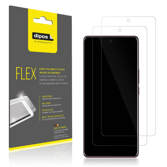 2x Screen Protector for Vivo V29e Protective Film covers 100% dipos Flex