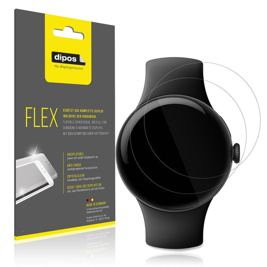 dipos FLEX 2x Clear Screen Protector for Google Pixel Watch 1