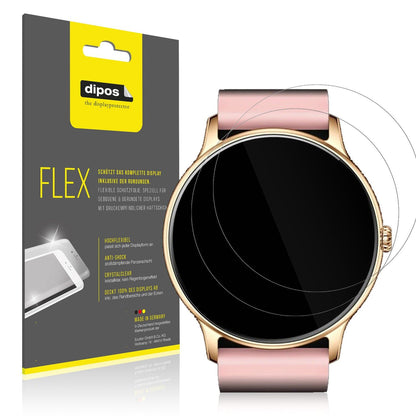 2x Screen Protector for Fireboltt Phoenix Protective Film covers 100% dipos Flex