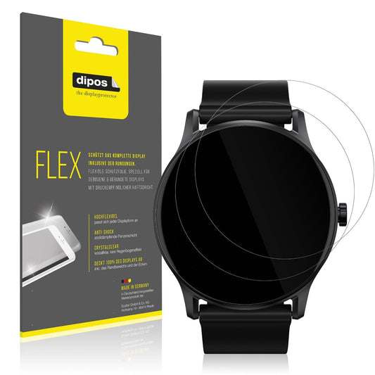 3x Screen Protector for Haylou GS Smartwatch Protective Film covers 100% dipos