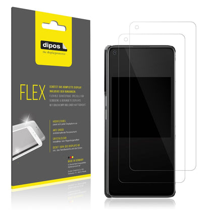 3x Screen Protector for Oppo K10 Pro 5G Protective Film covers 100% dipos Flex