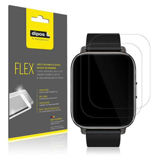 2x Screen Protector for Rinsmola  1,69 inch Smartwatch Protective Film covers