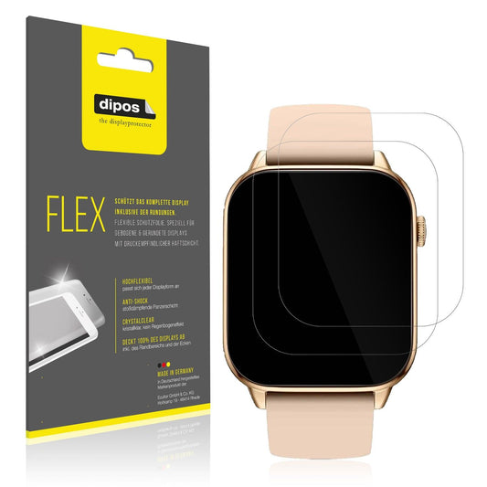 2x Screen Protector for Colmi C60 Protective Film covers 100% dipos Flex