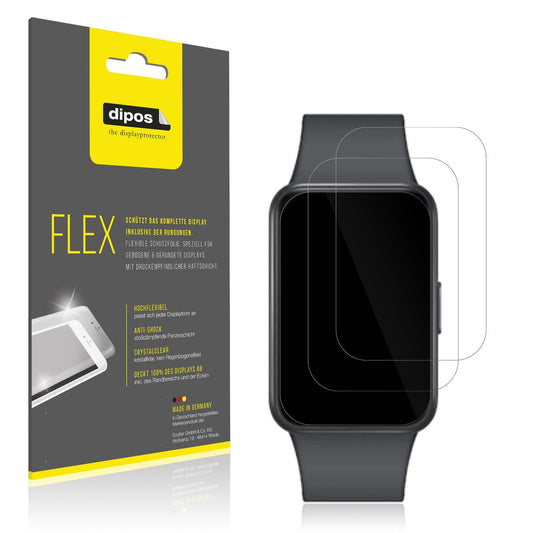 2x Screen Protector for Samsung Galaxy Fit 3 Protective Film covers 100% dipos