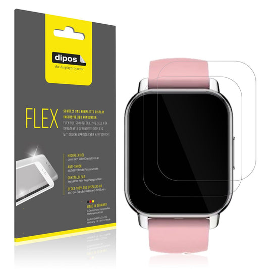 2x Screen Protector for Nerunsa P66 1.85 Zoll Protective Film covers 100% dipos