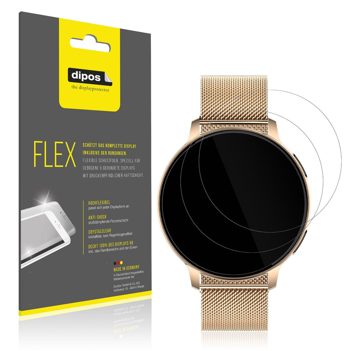 2x Screen Protector for Sloksfil 1.39 Zoll Smartwatch Protective Film covers