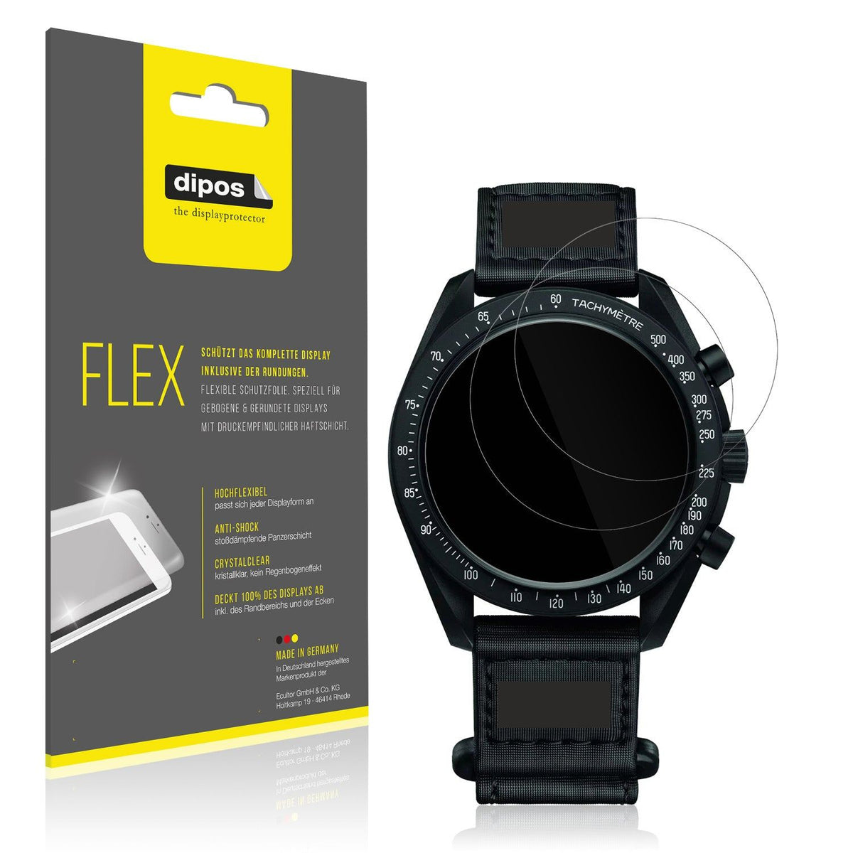 2x Screen Protector for Omega x Swatch Speedmaster Moonswatch Protective Film