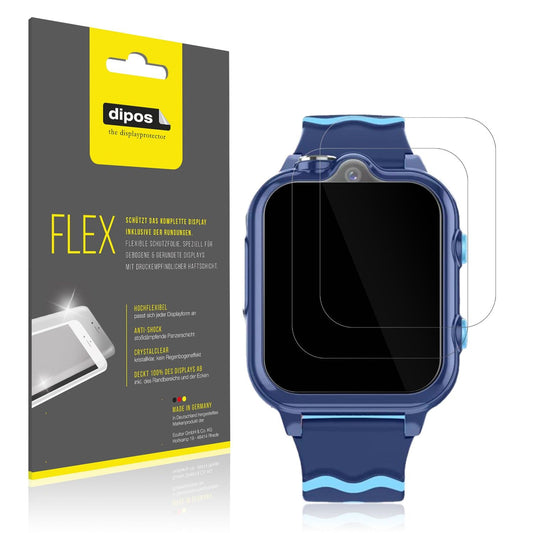 2x Screen Protector for Sytifro D35 Kindersmartwatch Protective Film covers