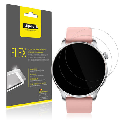 2x Screen Protector for Fempoin T10 Pro 1.43 Zoll Protective Film covers 100%