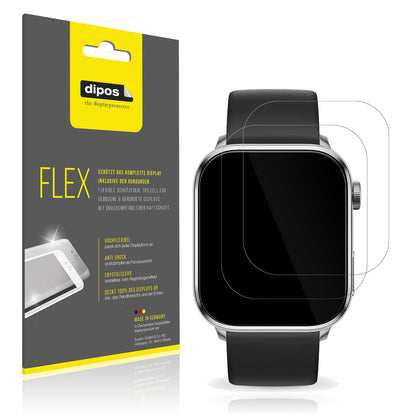 2x Screen Protector for Ice-Watch Smart 3.0 1.78 Zoll Protective Film covers