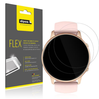 2x Screen Protector for Luxtrine LW36 1.32 Zoll Protective Film covers 100%