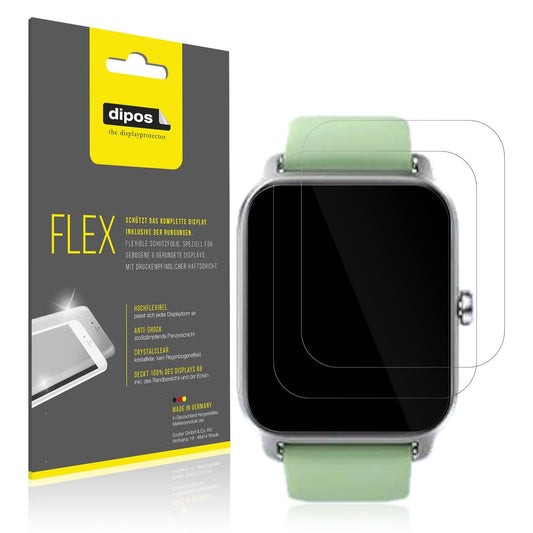 2x Screen Protector for Woneligo W19 Smartwatch Protective Film covers 100%