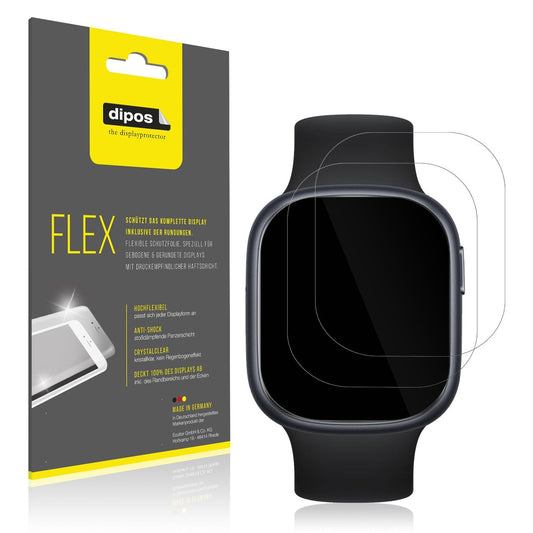 2x Screen Protector for Honor Watch 4 Protective Film covers 100% dipos Flex