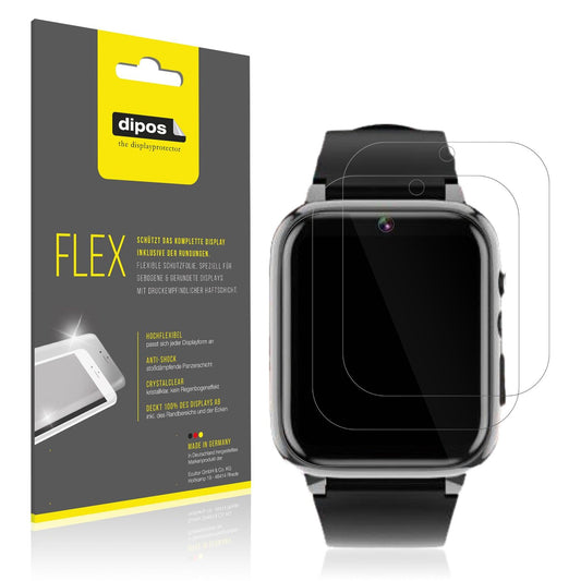 2x Screen Protector for Winnes 24A08001 Smartwatch Protective Film covers 100%