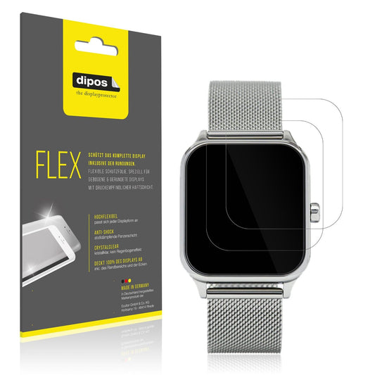 2x Screen Protector for Casio MTP-M305M Protective Film covers 100% dipos Flex