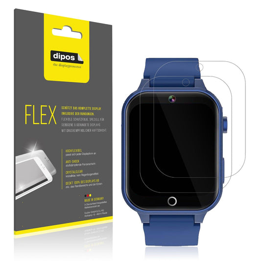 2x Screen Protector for Ruopoem Kids Smartwatch 1.54 Zoll Protective Film