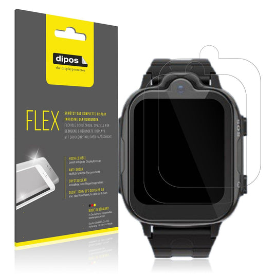 2x Screen Protector for AstraMinds 4G Protective Film covers 100% dipos Flex