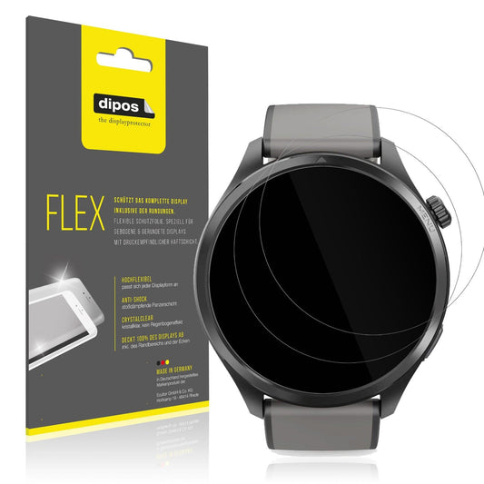 2x Screen Protector for Hama 9000 Smartwatch Protective Film covers 100% dipos