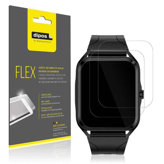 2x Screen Protector for BANGWEI SML5-B 1.83 Zoll Protective Film covers 100%
