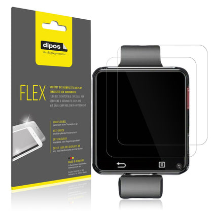 2x Screen Protector for AIEK 4G Smartwatch 2.64 Zoll Protective Film covers