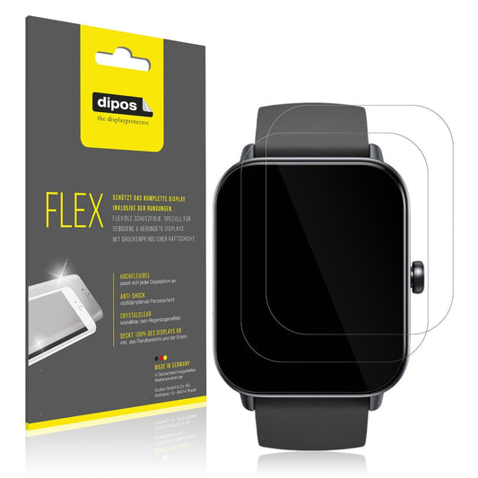 2x Screen Protector for Kalinco A8 Protective Film covers 100% dipos Flex