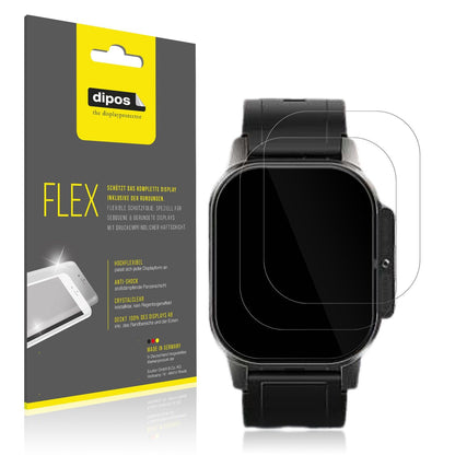 2x Screen Protector for RAYOFI DM62 Protective Film covers 100% dipos Flex
