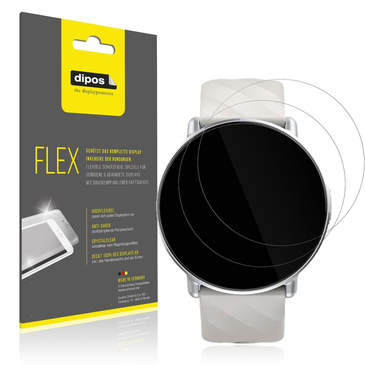 2x Screen Protector for Miecgth Smartwatch 1.39 Zoll Protective Film covers