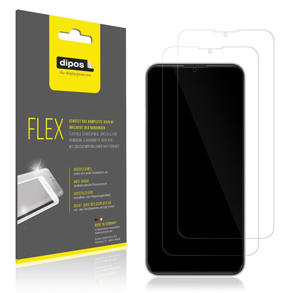 2x Screen Protector for I Kall Z19 Pro Ultra Protective Film covers 100% dipos