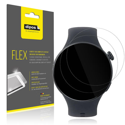 2x Screen Protector for Vivo Watch 5 Protective Film covers 100% dipos Flex