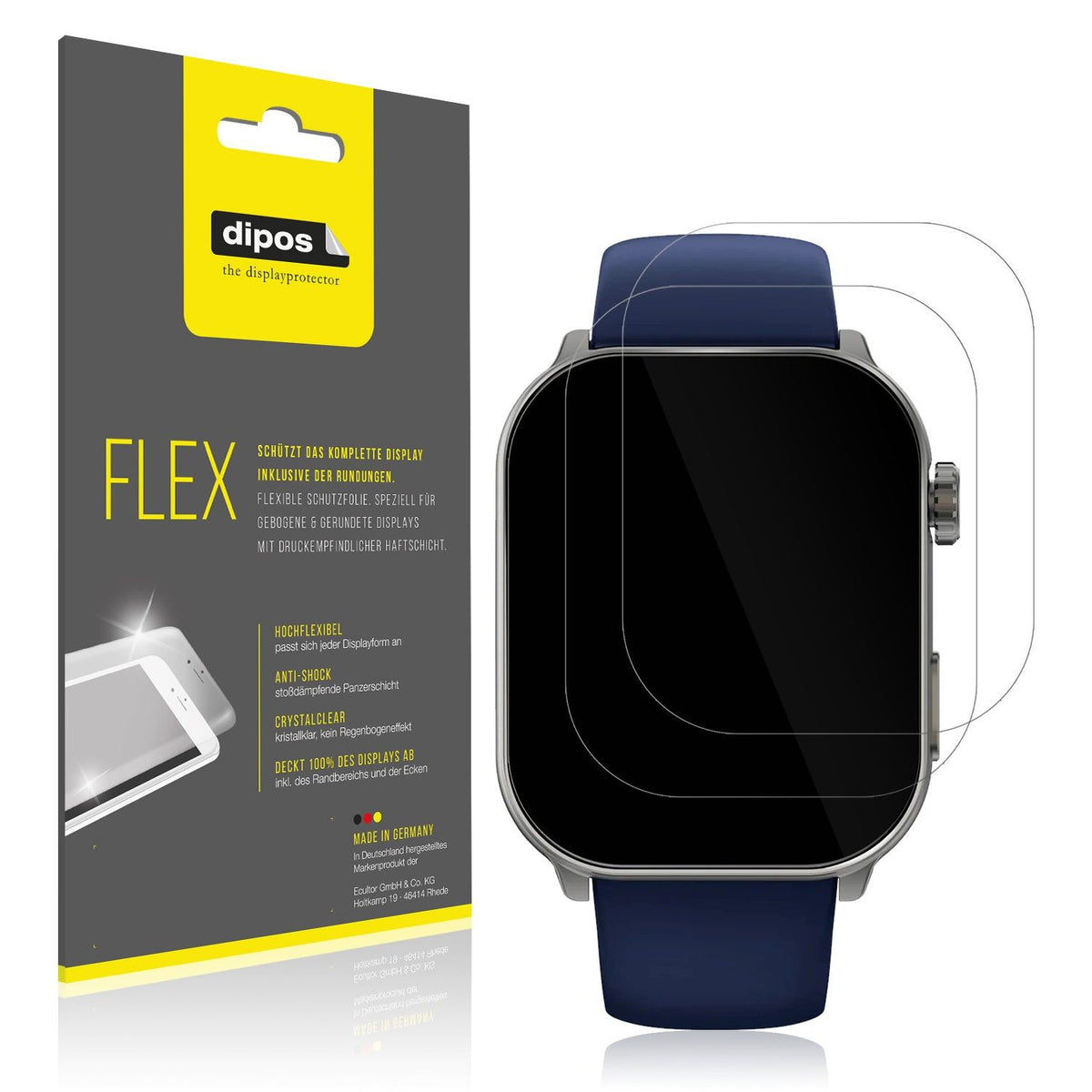 2x Screen Protector for GARD PRO Health Smartwatch 3 41mm Protective Film