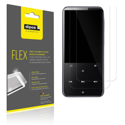 2x Screen Protector for AGPTek M3 Protective Film covers 100% dipos Flex