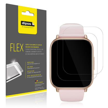 2x Screen Protector for Loekneue G91 1.83 Zoll Protective Film covers 100%