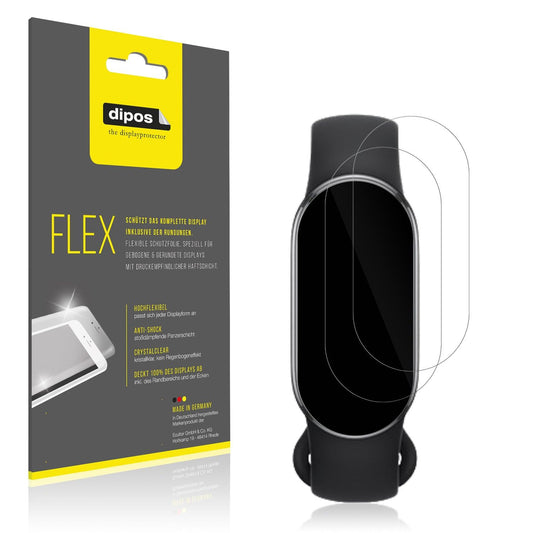 2x Screen Protector for Xiaomi Smartband 10 Protective Film covers 100% dipos