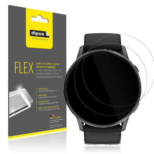 2x Screen Protector for Garmin Venu 4 41mm Protective Film covers 100% dipos