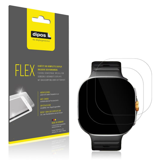 2x Screen Protector for M99 2.4 Zoll Smartwatch Protective Film covers 100%