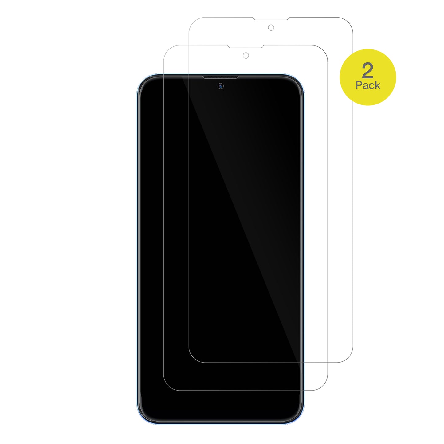CoolpadCool 12A mit aufgebrachter dipos Displayschutzfolie, glasklare Darstellung ohne Einschränkungen