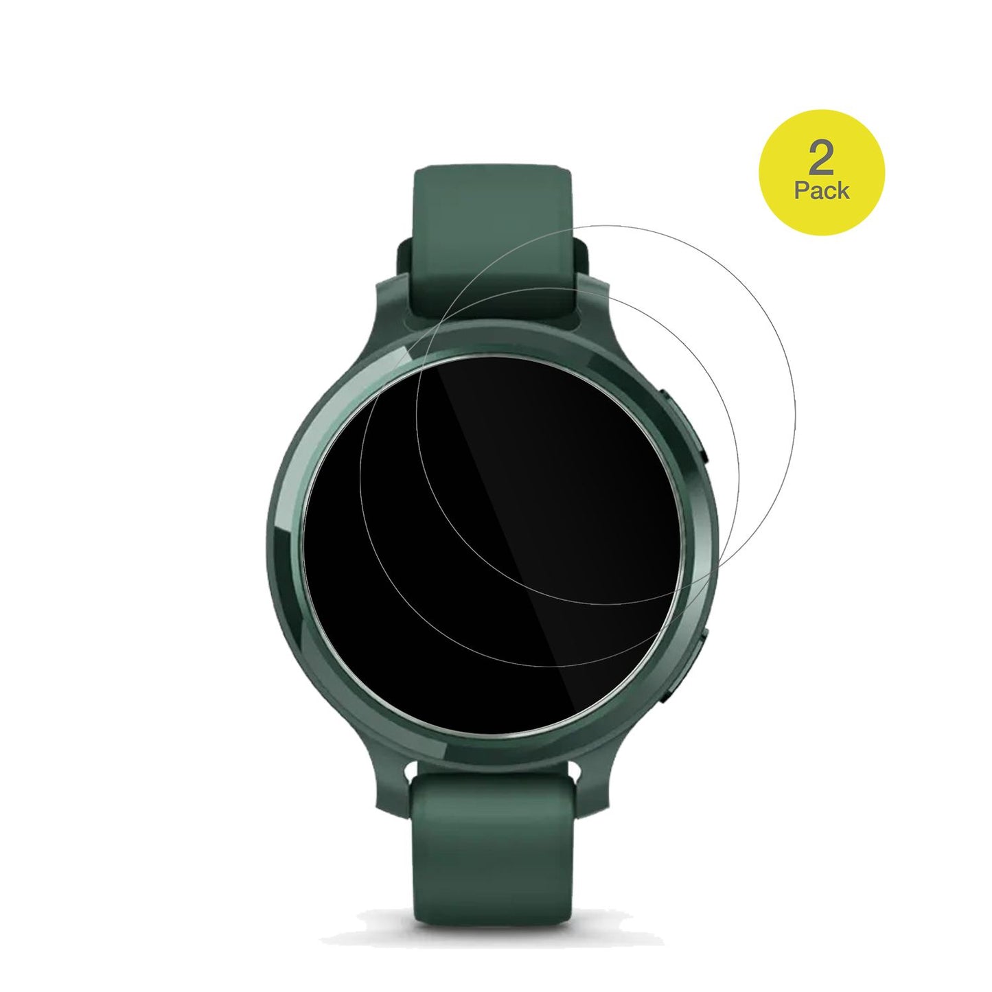 2x Screen Protector for Garmin Lily 2 Active Protective Film covers 100% dipos